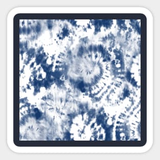 Navy Tie-Dye Sticker